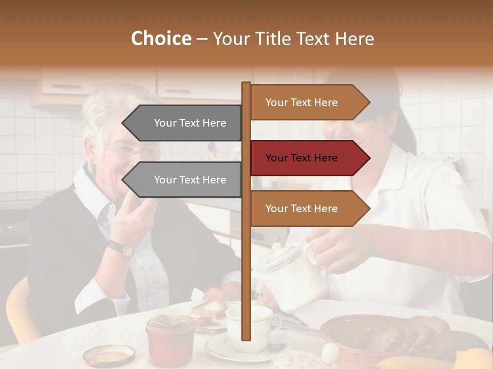 Case Patient Woman PowerPoint Template
