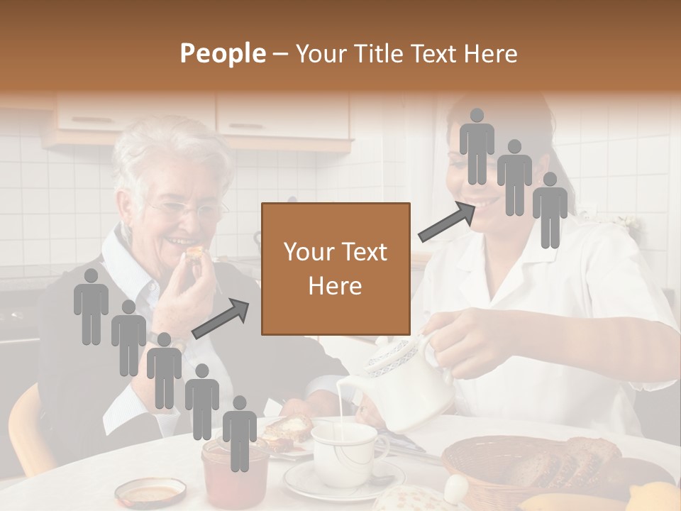 Case Patient Woman PowerPoint Template