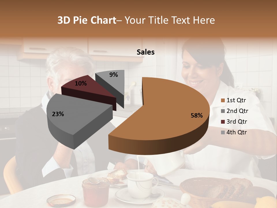 Case Patient Woman PowerPoint Template