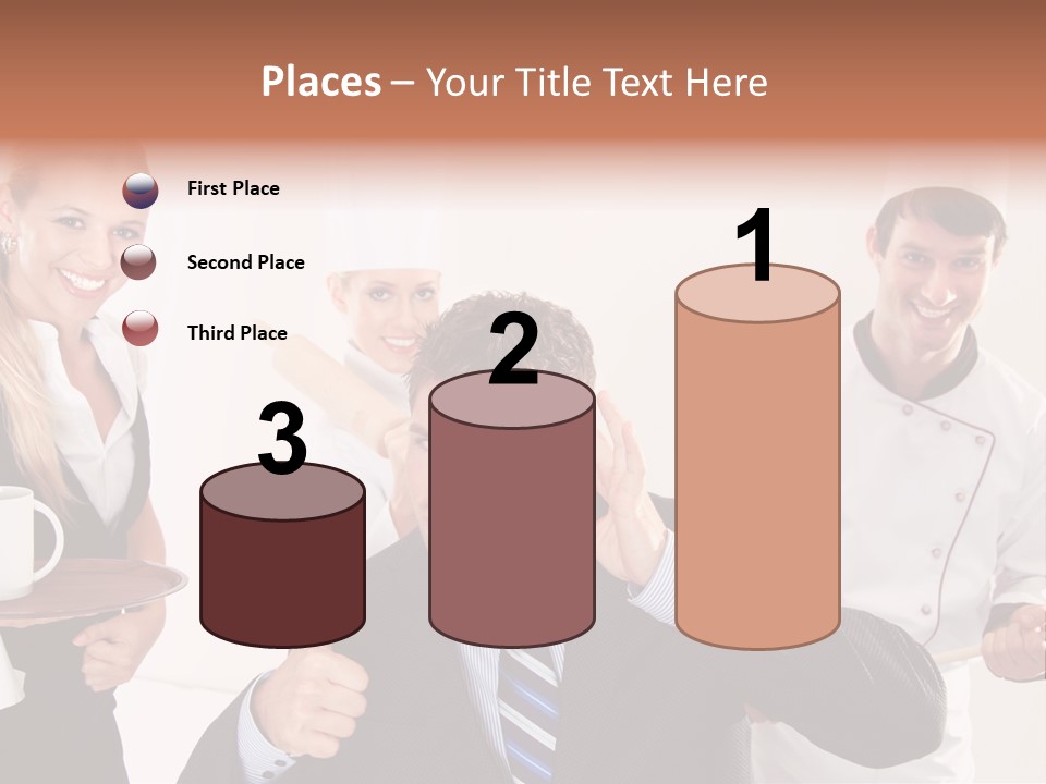 Professional Men Staff PowerPoint Template