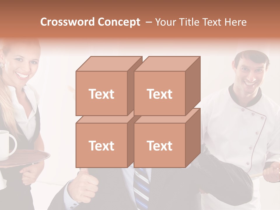 Professional Men Staff PowerPoint Template