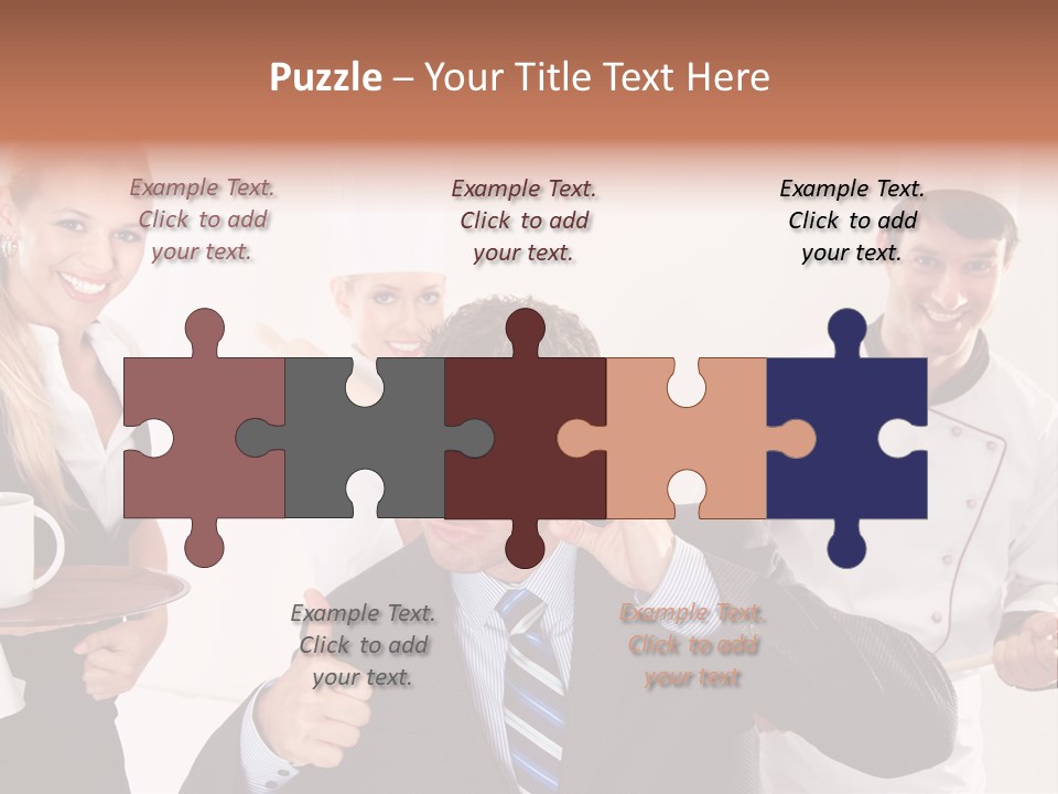 Professional Men Staff PowerPoint Template