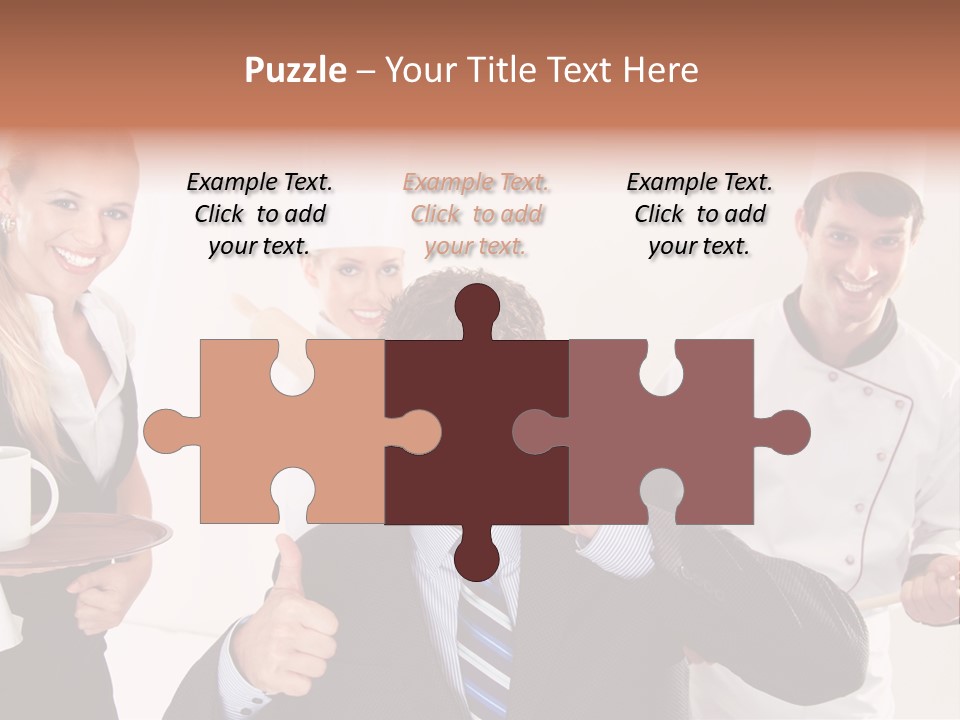 Professional Men Staff PowerPoint Template