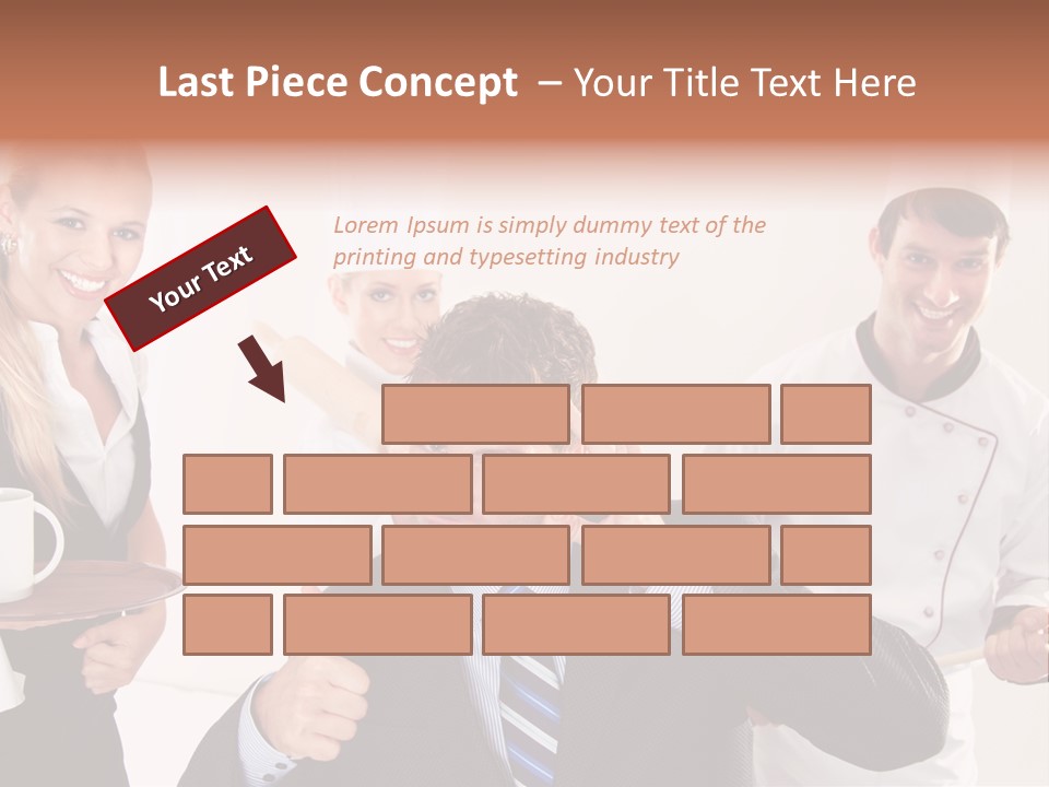 Professional Men Staff PowerPoint Template