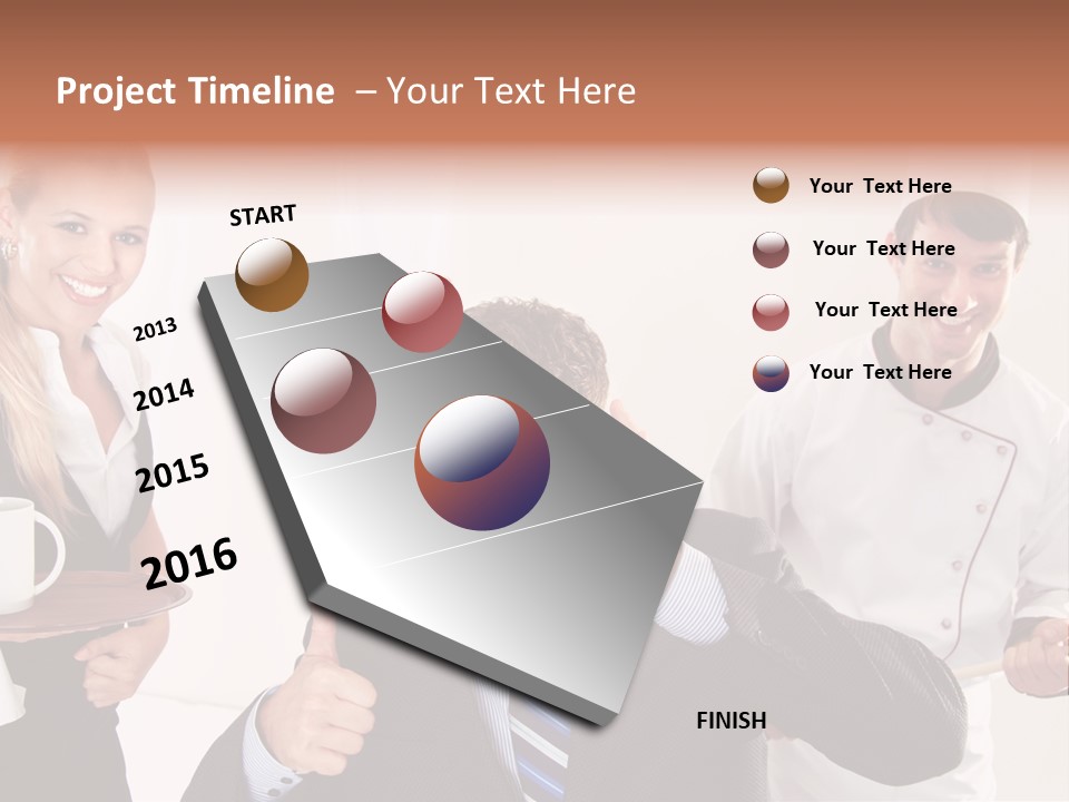 Professional Men Staff PowerPoint Template