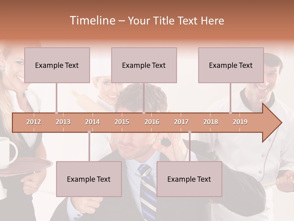 Professional Men Staff PowerPoint Template