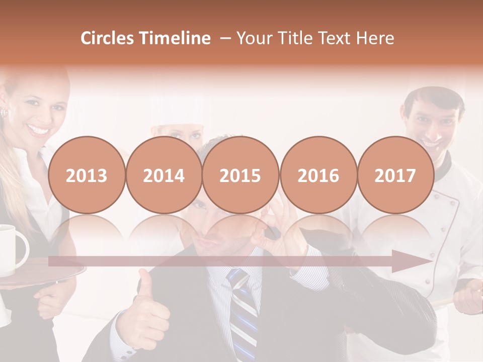 Professional Men Staff PowerPoint Template