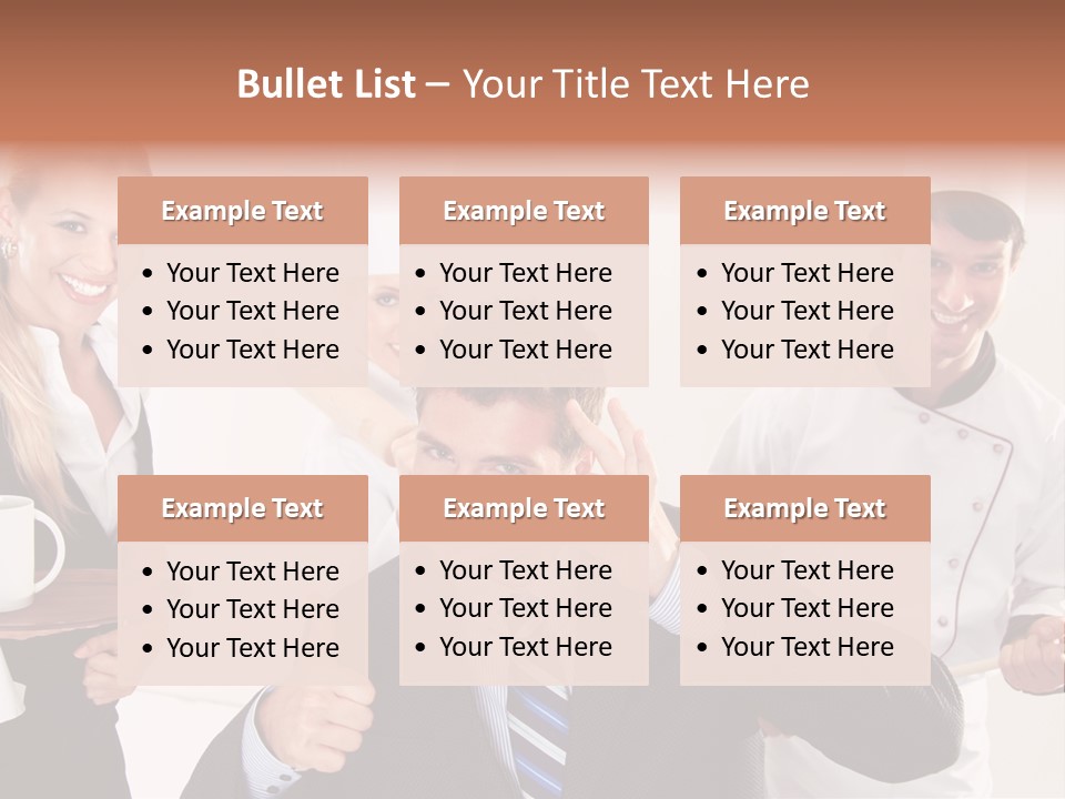 Professional Men Staff PowerPoint Template