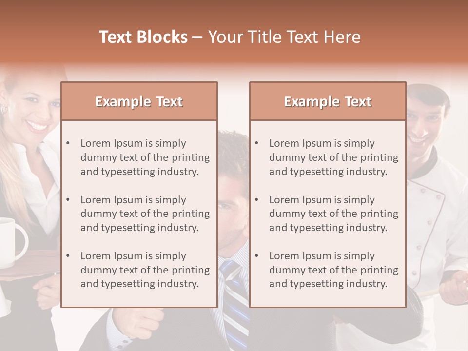 Professional Men Staff PowerPoint Template