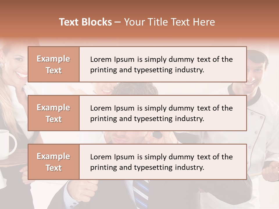 Professional Men Staff PowerPoint Template