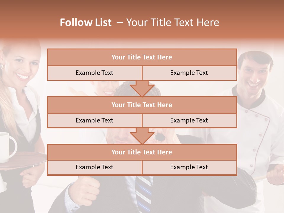 Professional Men Staff PowerPoint Template