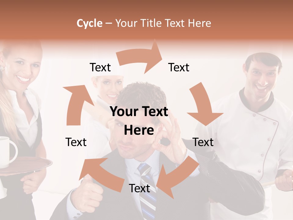 Professional Men Staff PowerPoint Template
