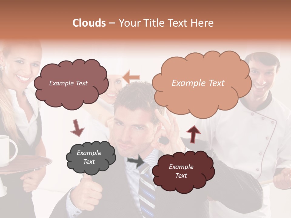 Professional Men Staff PowerPoint Template