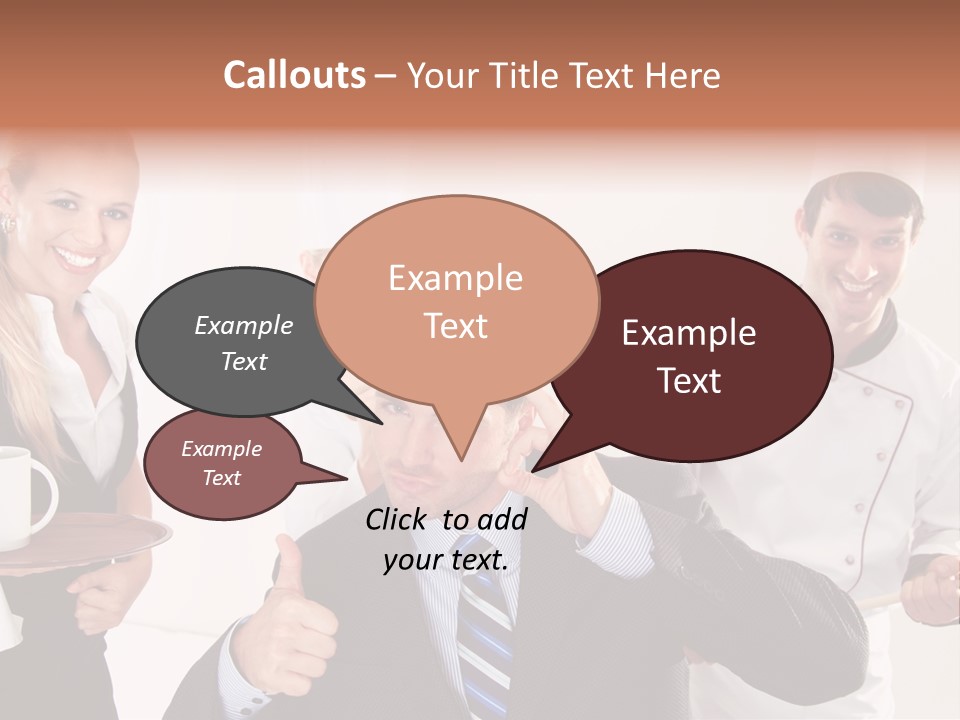 Professional Men Staff PowerPoint Template