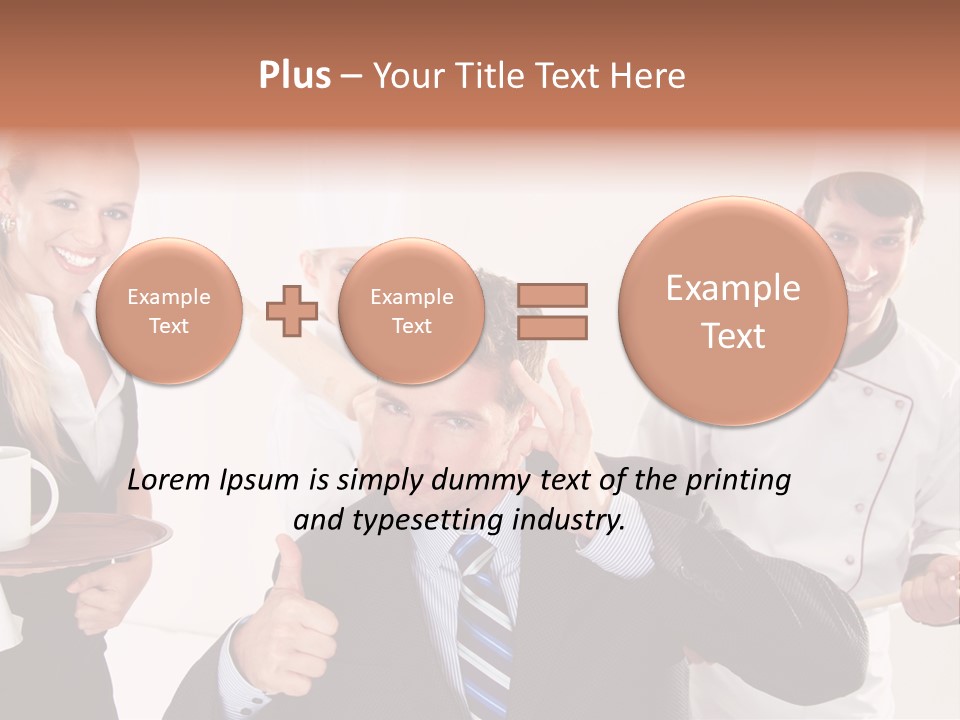 Professional Men Staff PowerPoint Template