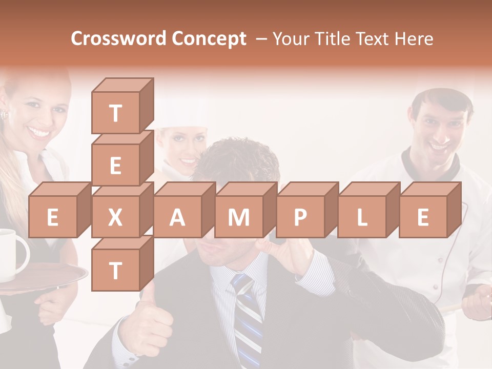 Professional Men Staff PowerPoint Template