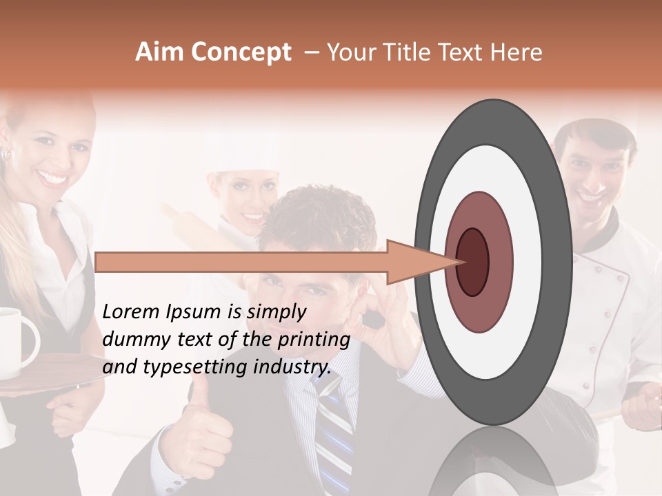 Professional Men Staff PowerPoint Template