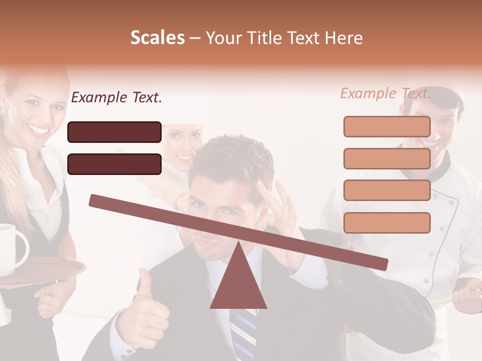 Professional Men Staff PowerPoint Template