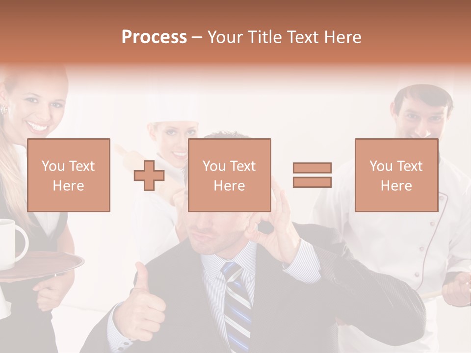 Professional Men Staff PowerPoint Template