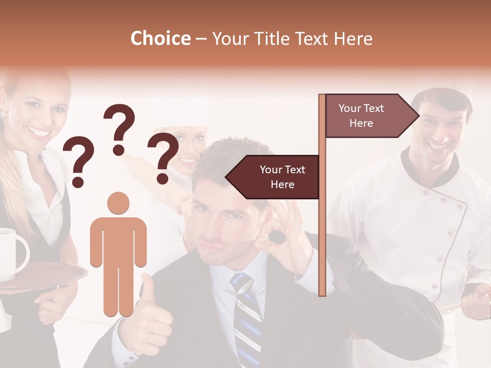 Professional Men Staff PowerPoint Template