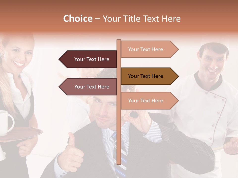 Professional Men Staff PowerPoint Template