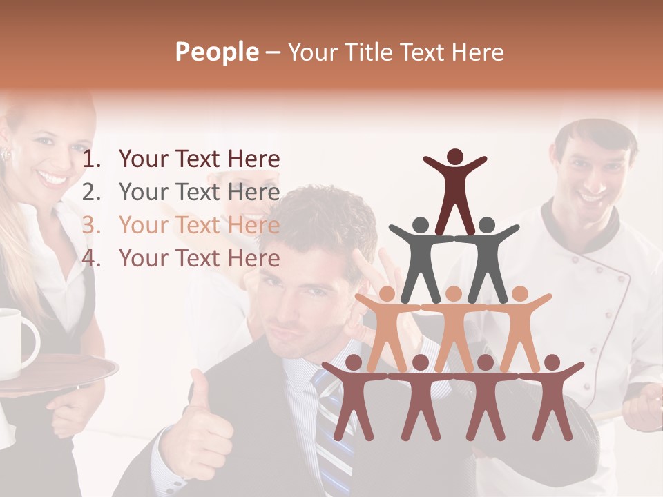 Professional Men Staff PowerPoint Template