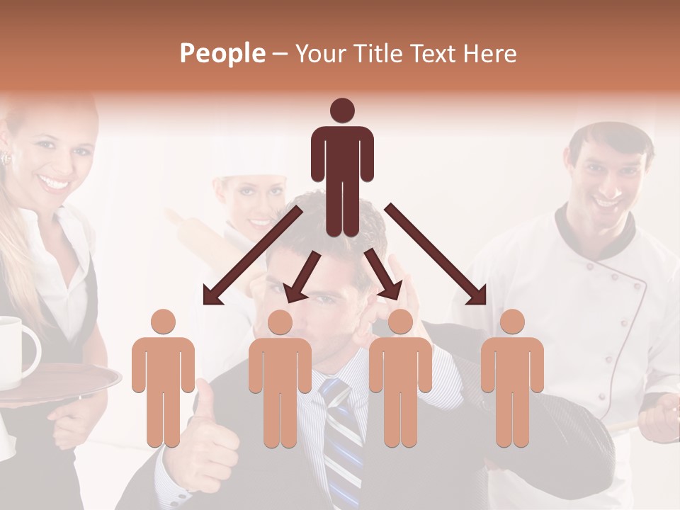 Professional Men Staff PowerPoint Template