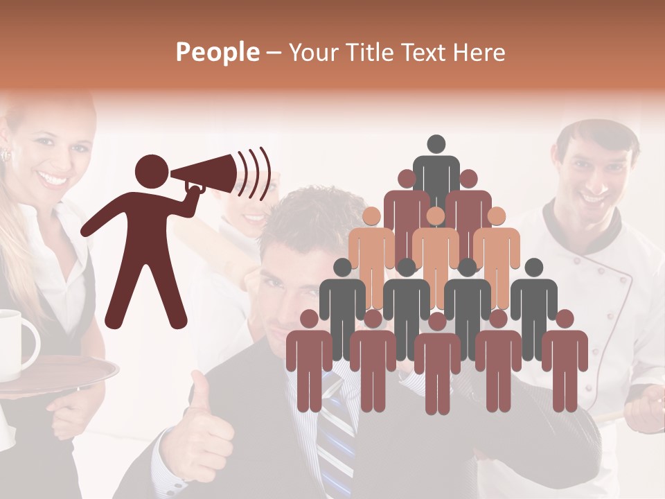 Professional Men Staff PowerPoint Template