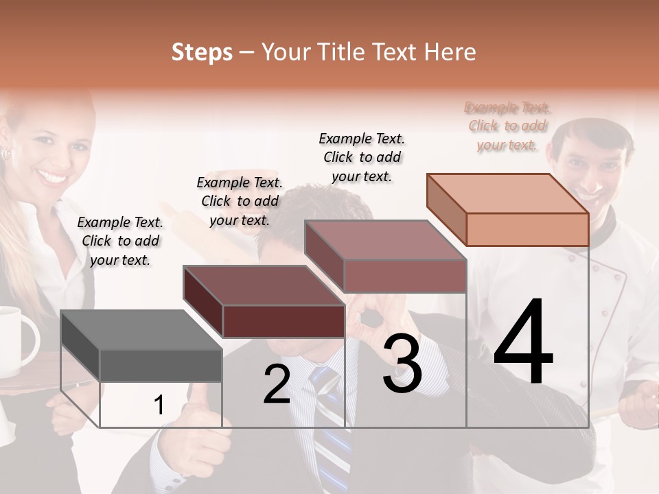 Professional Men Staff PowerPoint Template