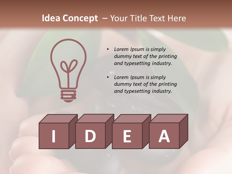 Zen Isolated Peace PowerPoint Template