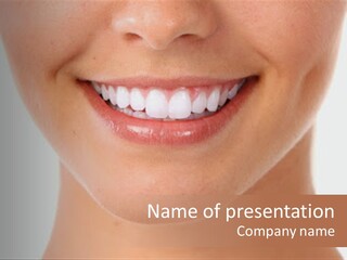 Whitening Care Clinic PowerPoint Template