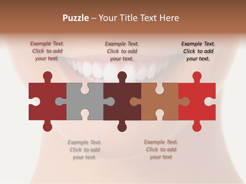 Whitening Care Clinic PowerPoint Template