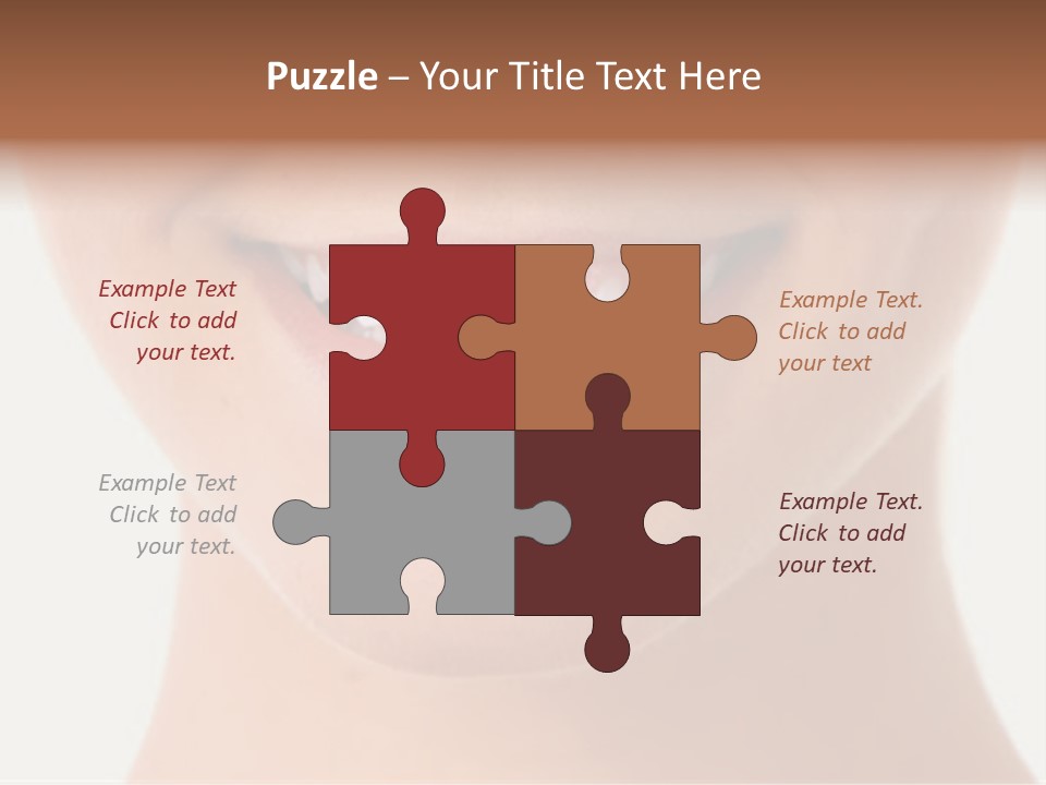 Whitening Care Clinic PowerPoint Template