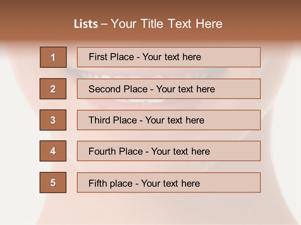 Whitening Care Clinic PowerPoint Template