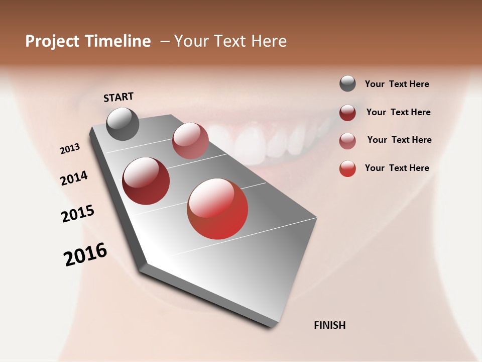 Whitening Care Clinic PowerPoint Template