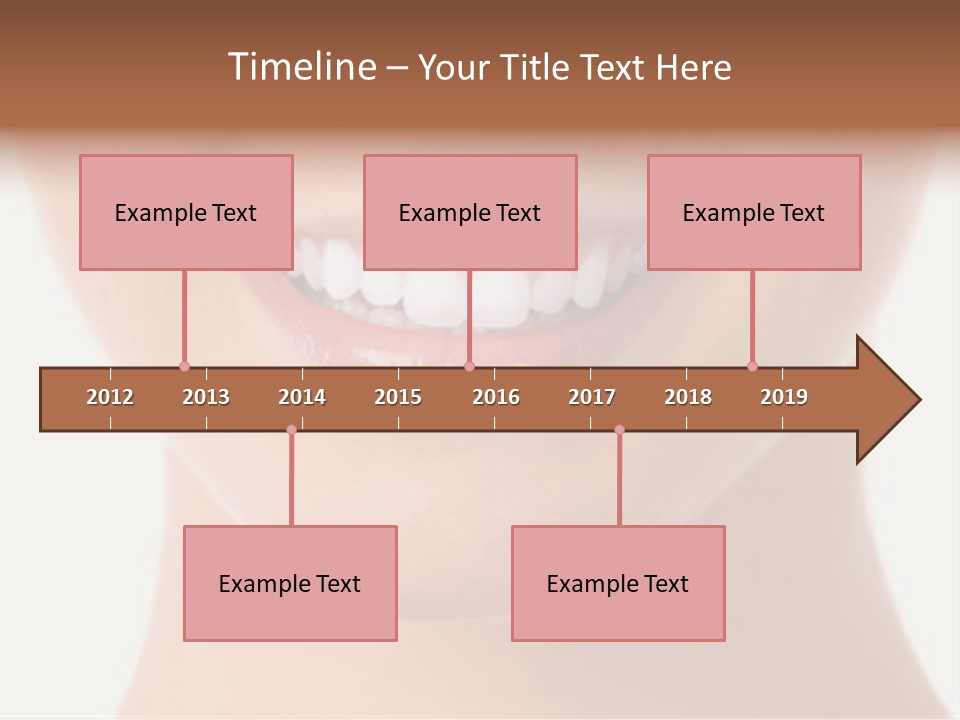 Whitening Care Clinic PowerPoint Template