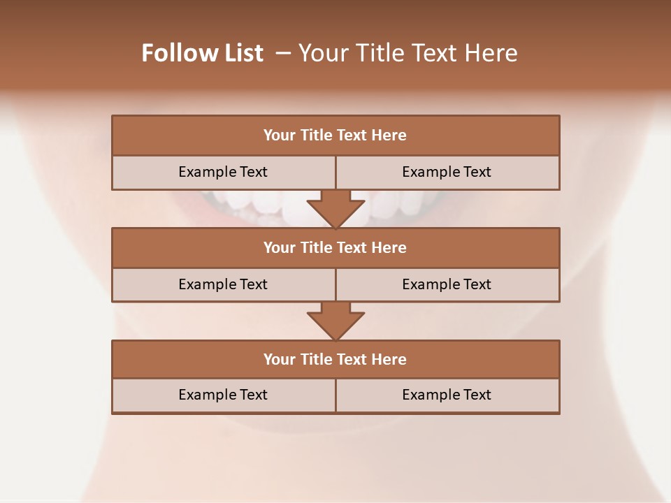 Whitening Care Clinic PowerPoint Template