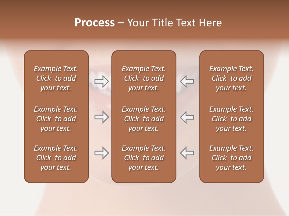 Whitening Care Clinic PowerPoint Template