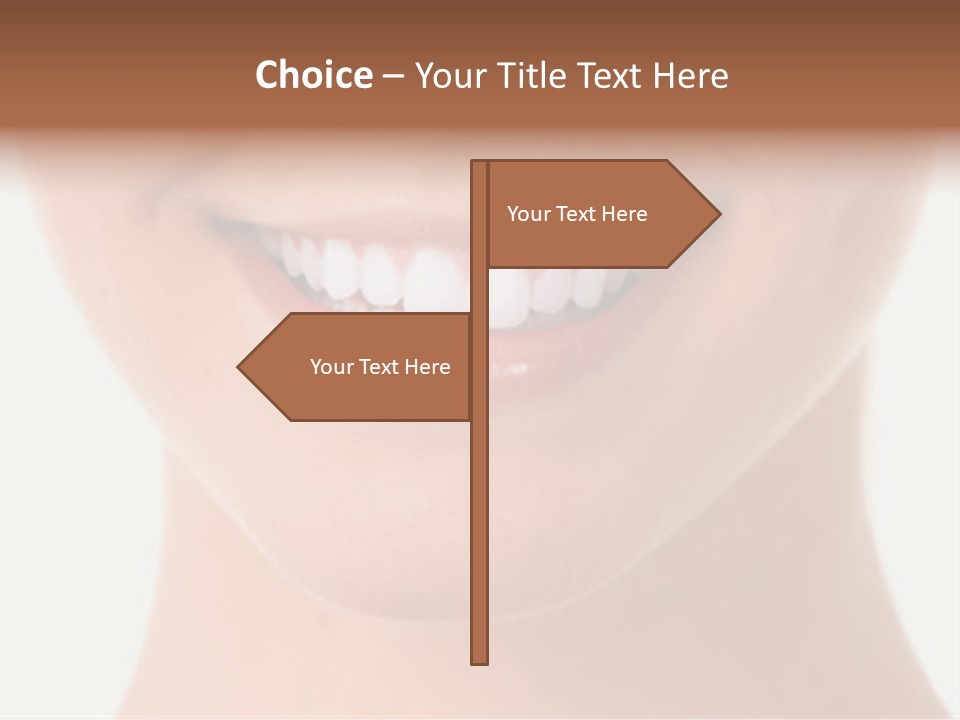Whitening Care Clinic PowerPoint Template