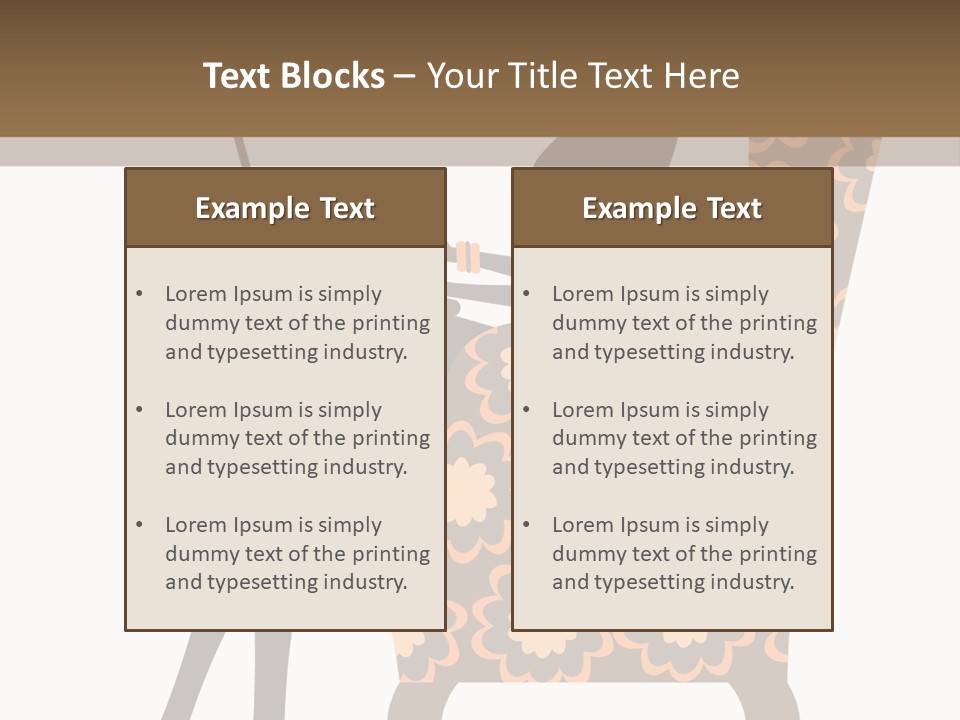 Bridge Stable Spanning PowerPoint Template