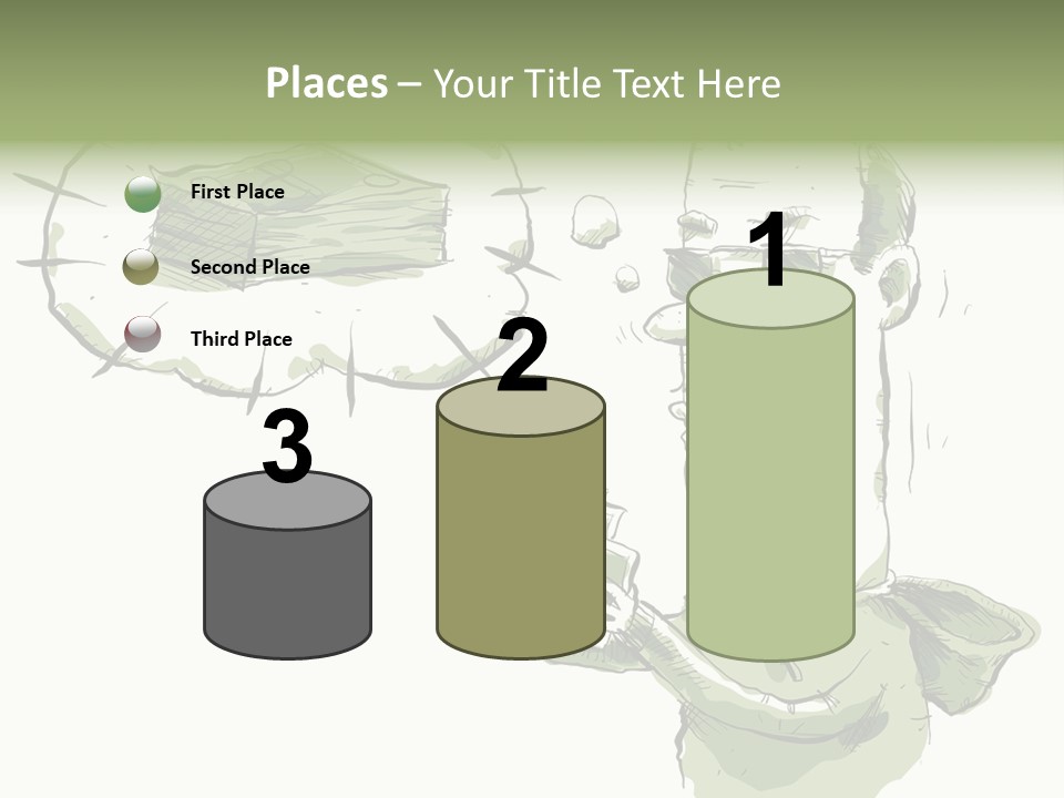 Risk Sunglasses Hand PowerPoint Template