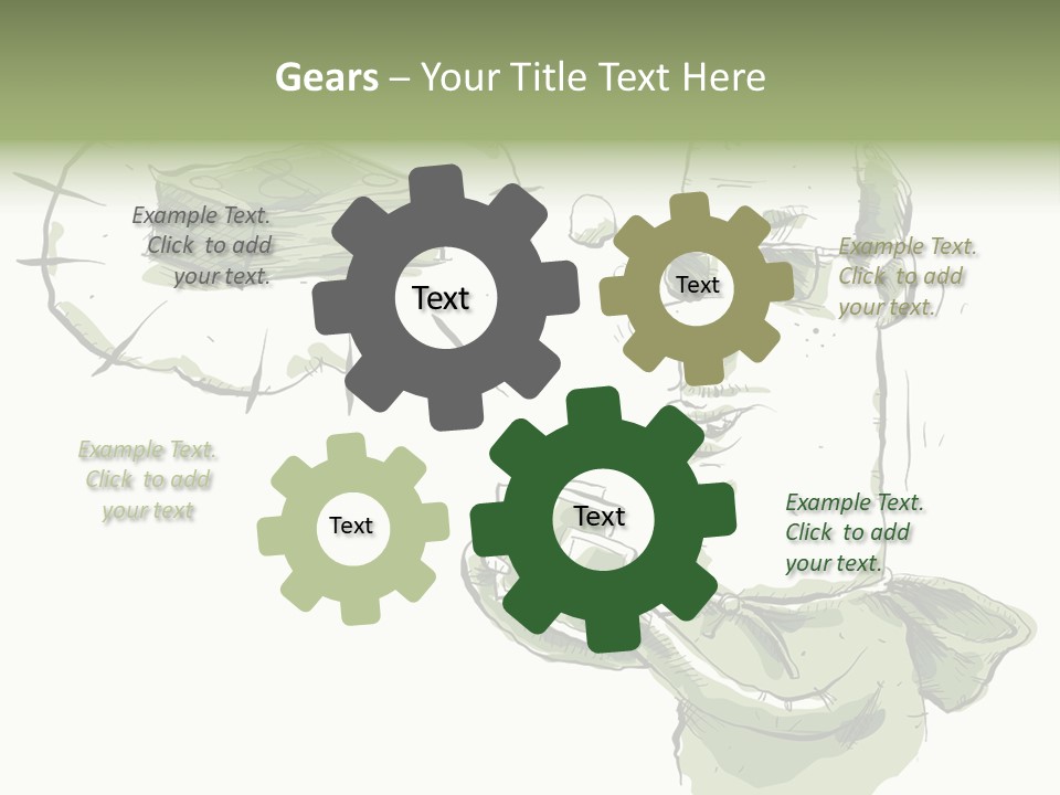 Risk Sunglasses Hand PowerPoint Template