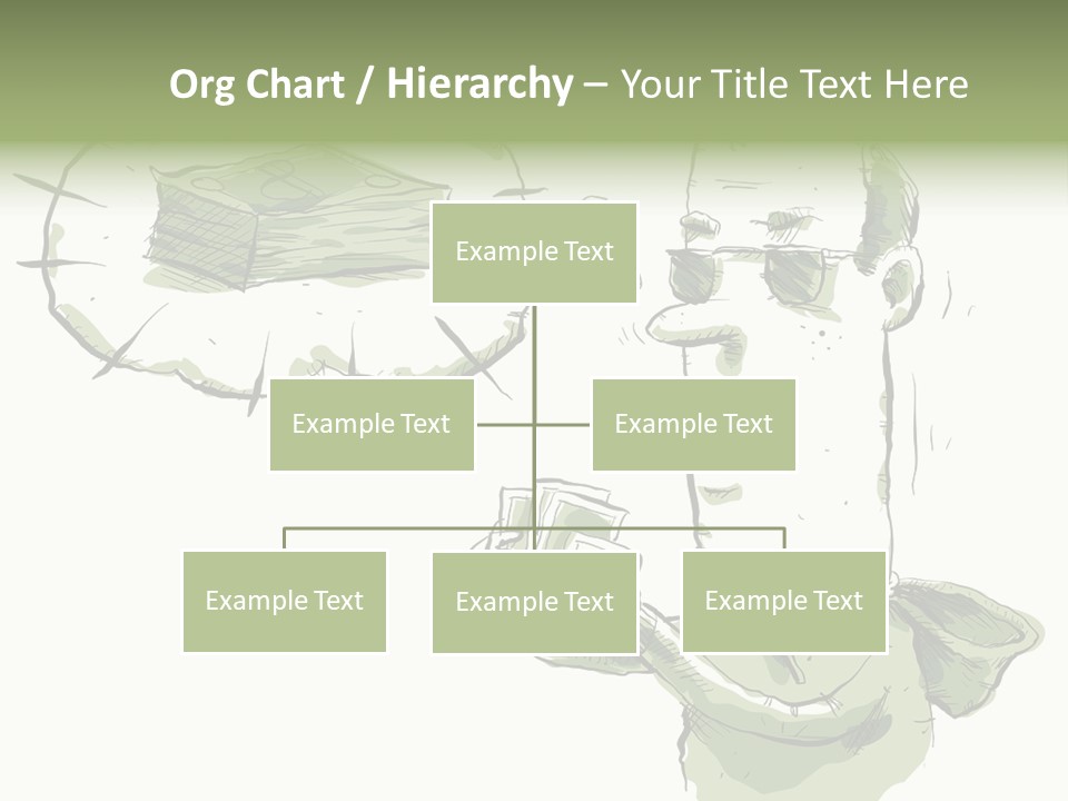 Risk Sunglasses Hand PowerPoint Template