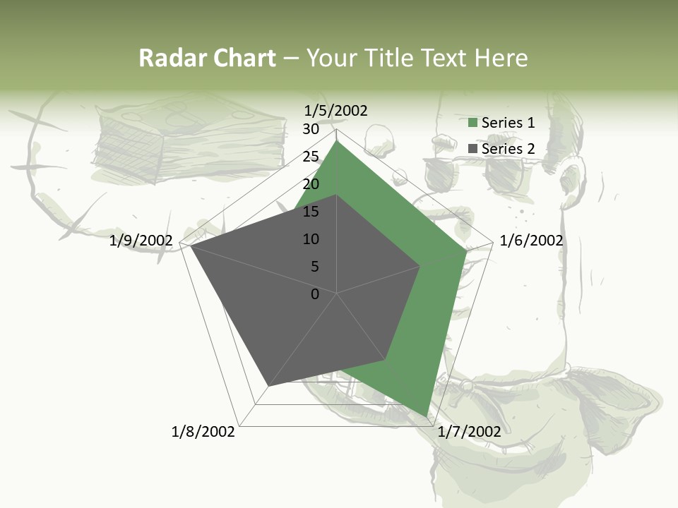 Risk Sunglasses Hand PowerPoint Template