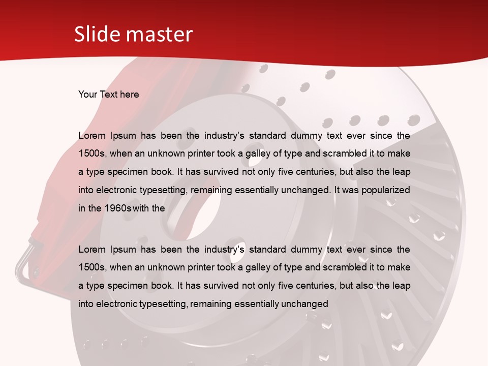 Power Replacement Automobile PowerPoint Template