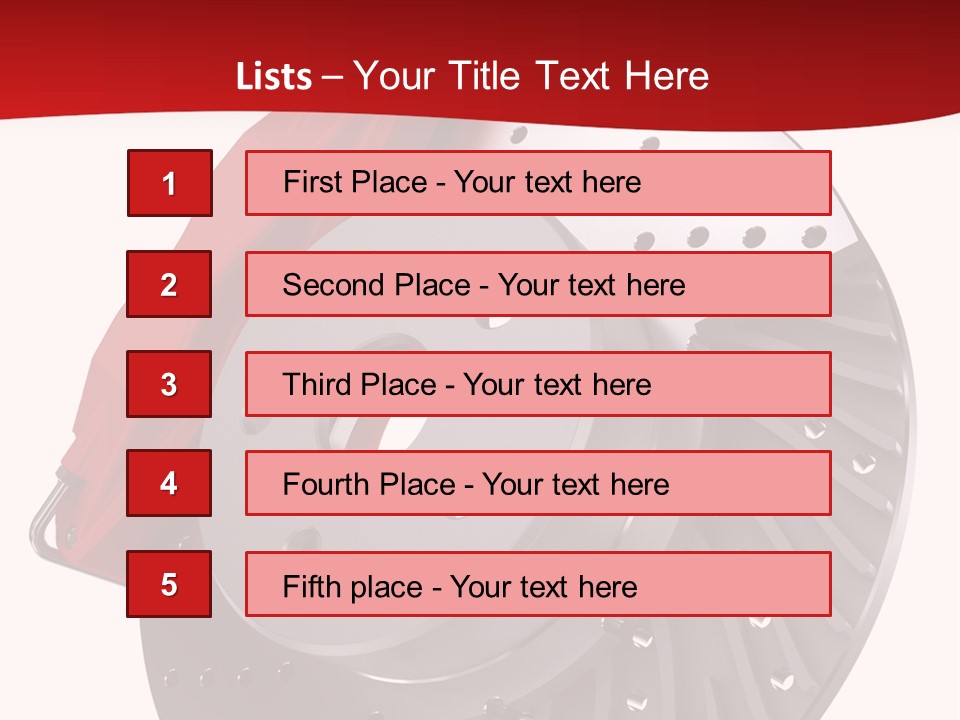 Power Replacement Automobile PowerPoint Template