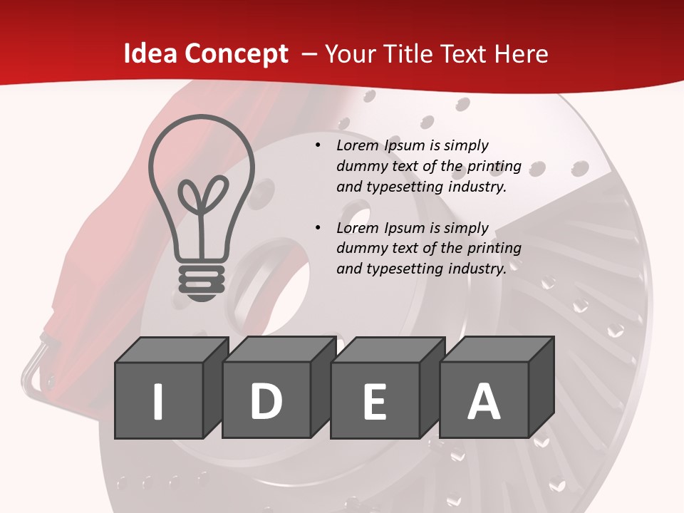 Power Replacement Automobile PowerPoint Template