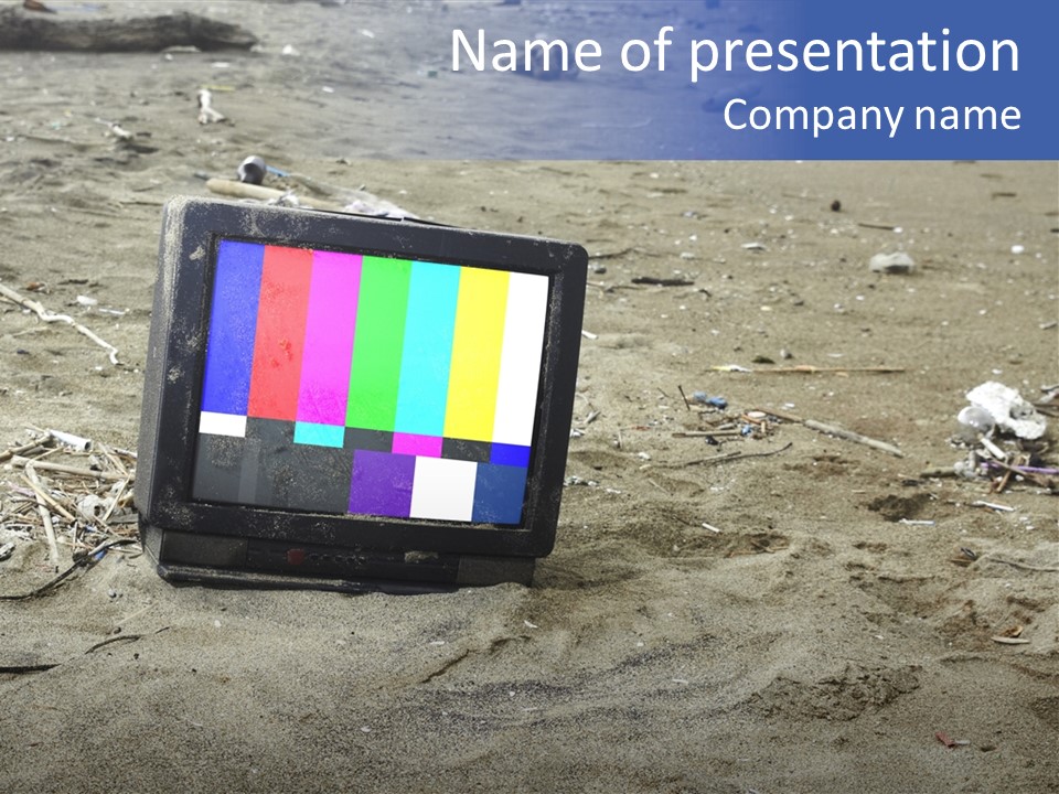 Obsolete Broken Nobody PowerPoint Template