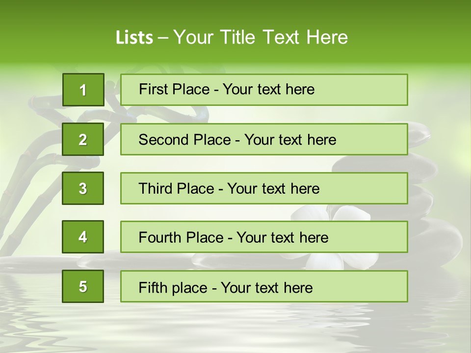 Row Symbol Zen PowerPoint Template