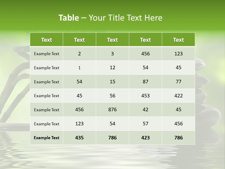 Row Symbol Zen PowerPoint Template